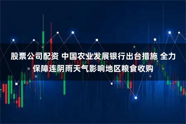 股票公司配资 中国农业发展银行出台措施 全力保障连阴雨天气影响地区粮食收购